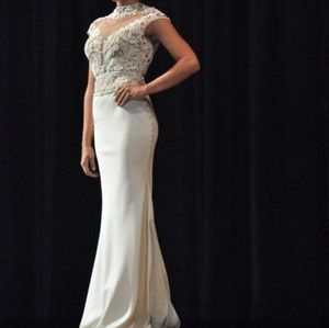 Tarik Ediz Evening Gown